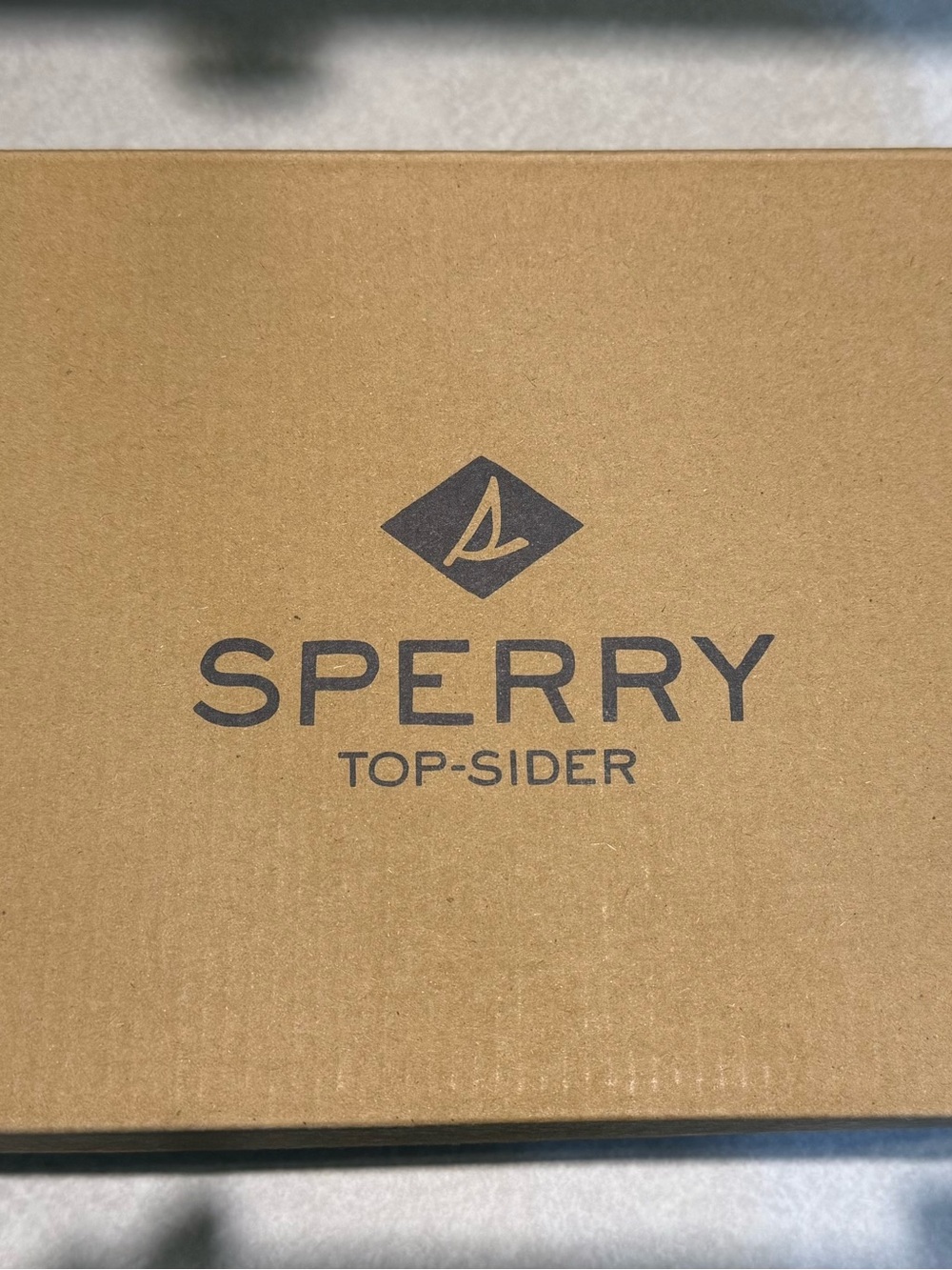 Sperry Tan Suede and Cream Striped Boat Shoes - Picture 6 of 6